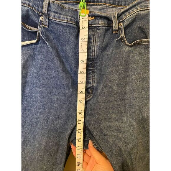 Old Navy Sky-Hi Straight Button Fly Medium Wash Jeans - Size 16 - Picture 7 of 10